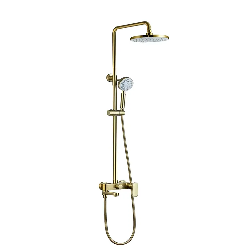 Shower Head Rain - Contemporary Brass Single-Handle Rain Shower Head