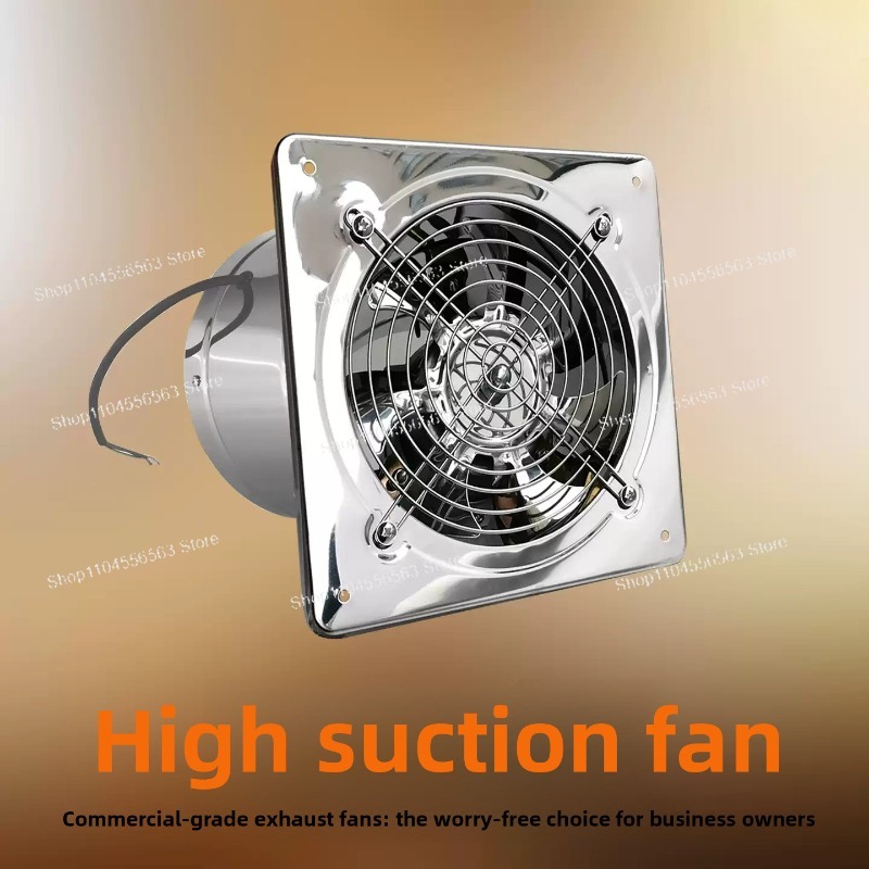 Home Bathroom Exhaust Fan - 6 7 8 Inch Stainless Steel