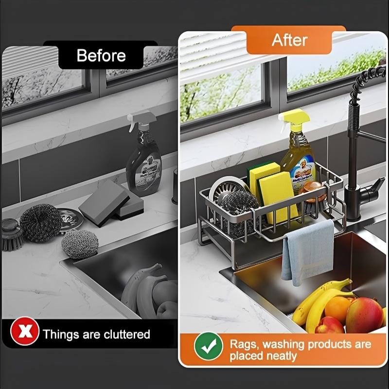 Sponge Drainer Rack With Towel - đánh giá và giá Home Depot Bathroom Sink