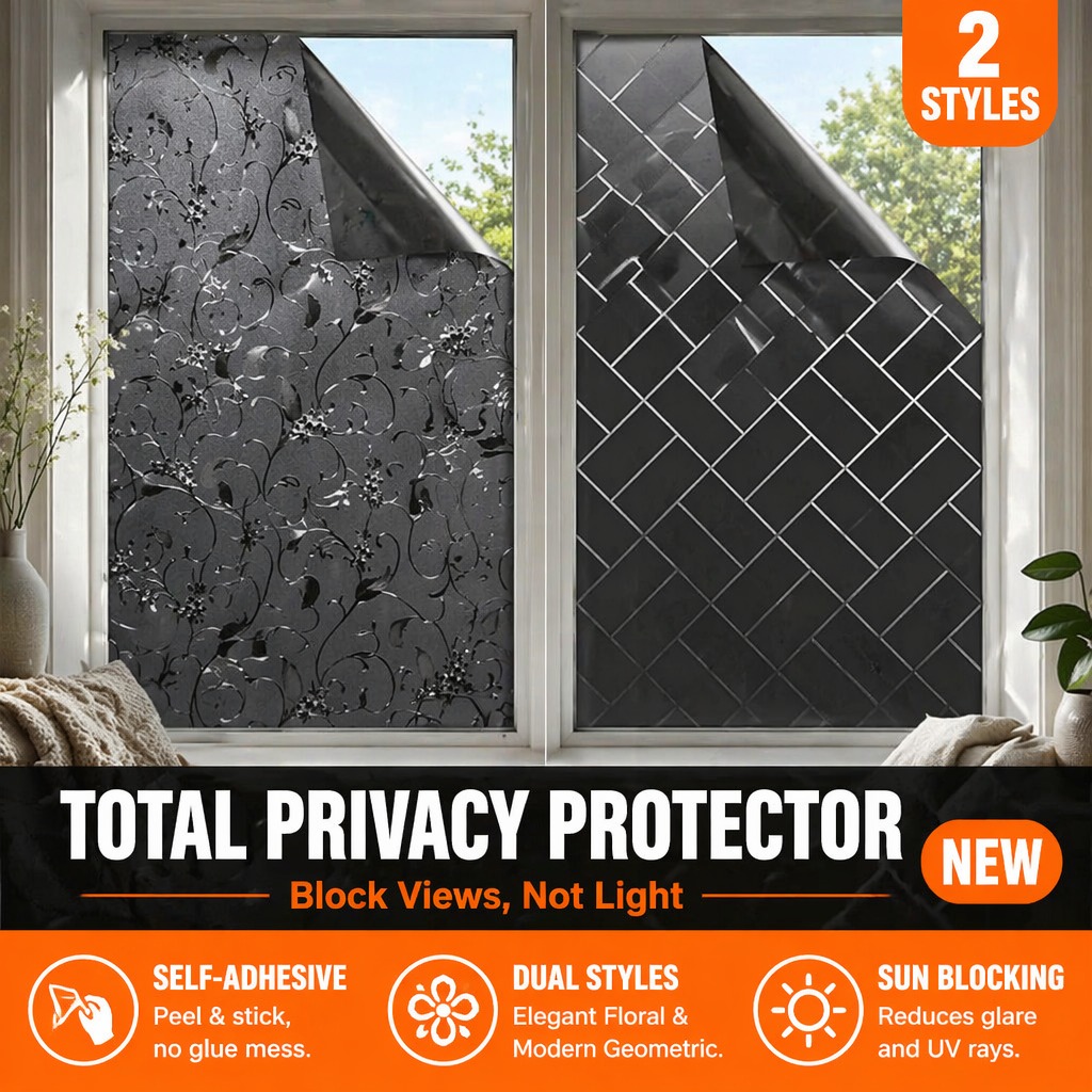 Privacy Blackout Window Film S - đánh giá và giá Home Bathroom Window Tint
