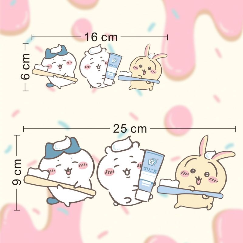 Hot Chiikawa Mirror Stickers S - đánh giá và giá Tiny Home Bathroom Kit