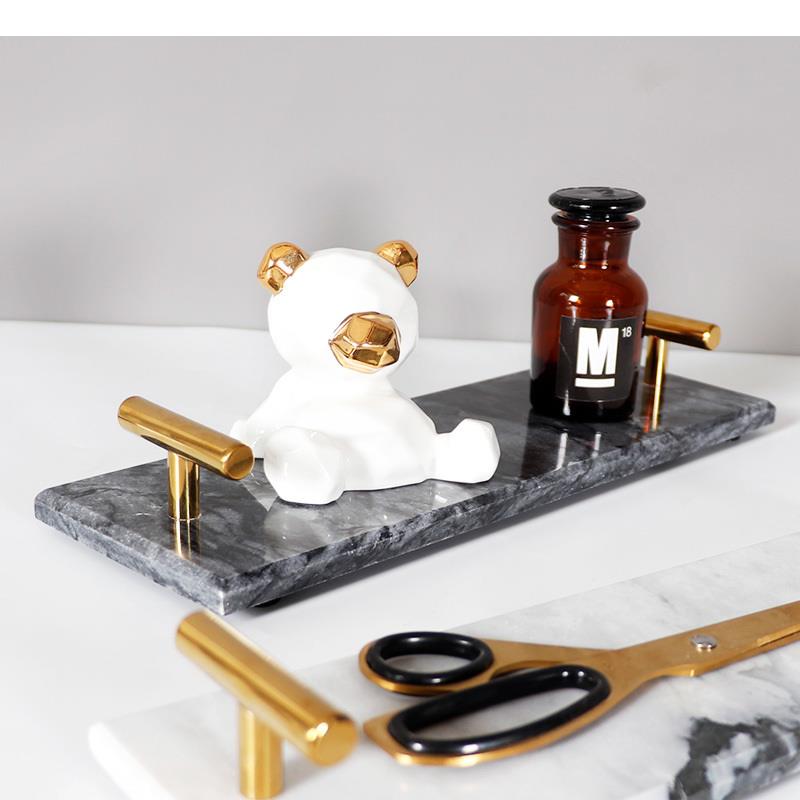 Nordic Natural Marble Tray Dec - đánh giá và giá Tiny Home Bathroom Kit