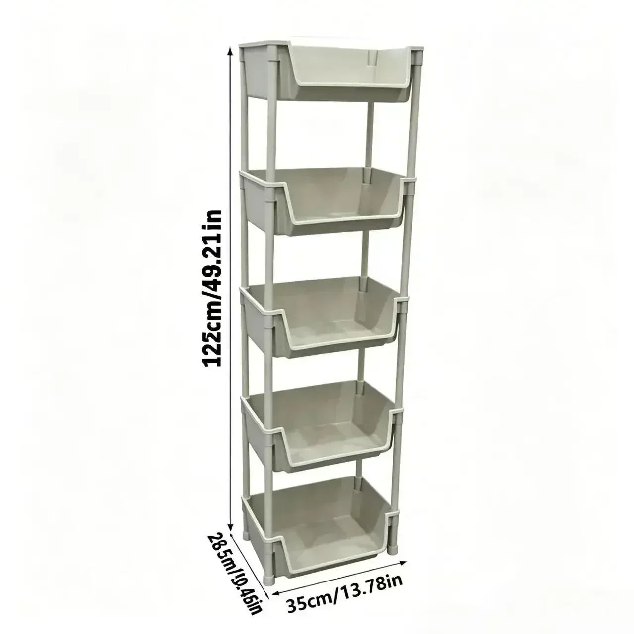5-Tier Rolling Storage Cart wi - đánh giá và giá Home Bathroom Organizer