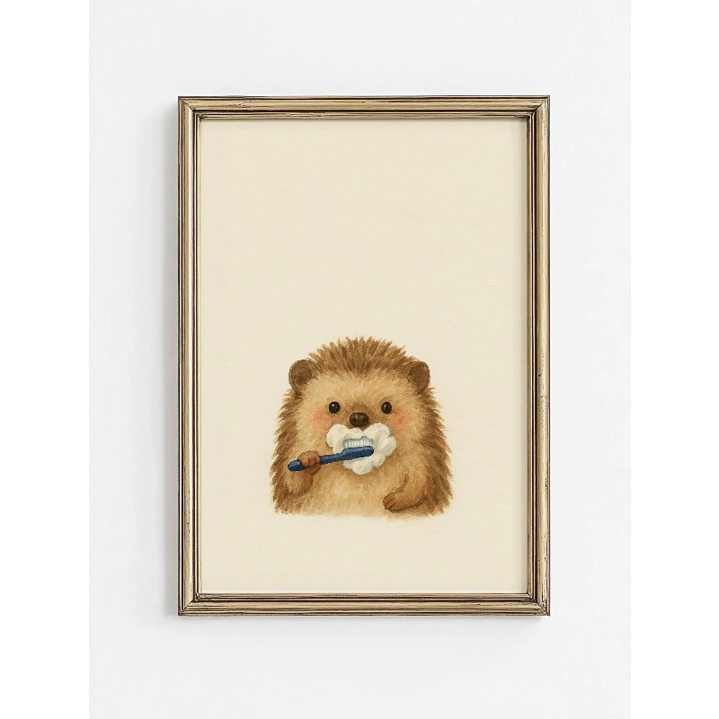 1PC Frameless Cute Animal Bubb - đánh giá và giá Home Bathroom Wallpaper