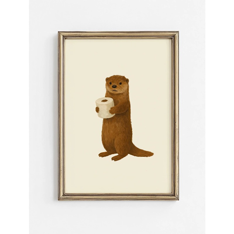 1PC Frameless Cute Animal Bubb - đánh giá và giá Home Bathroom Wallpaper