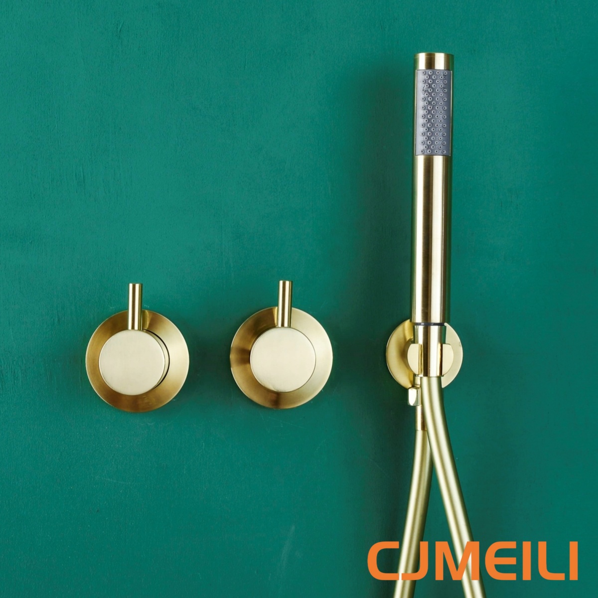 Brushed Gold Concealed Shower  - đánh giá và giá Shower Head Rain