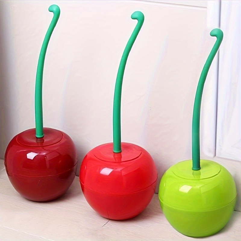 1 cute cherry colored toilet b - đánh giá và giá Toilet Brush Holder