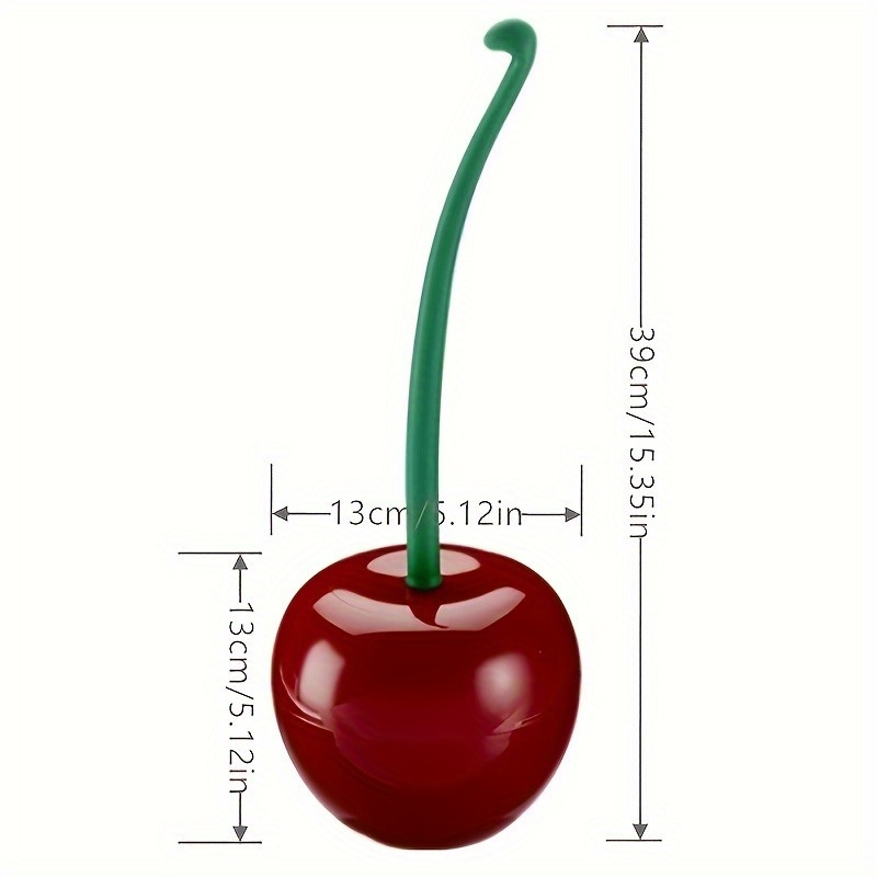 1 cute cherry colored toilet b - đánh giá và giá Toilet Brush Holder