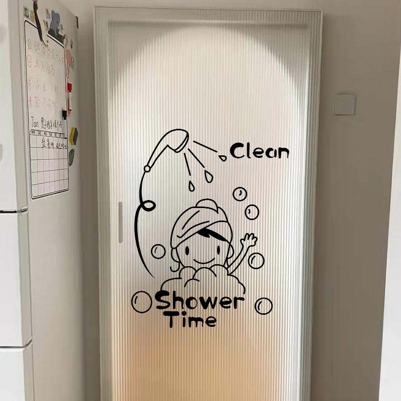 1pc Clean Shower Time Cute Lit - đánh giá và giá Tiny Home Bathroom Kit