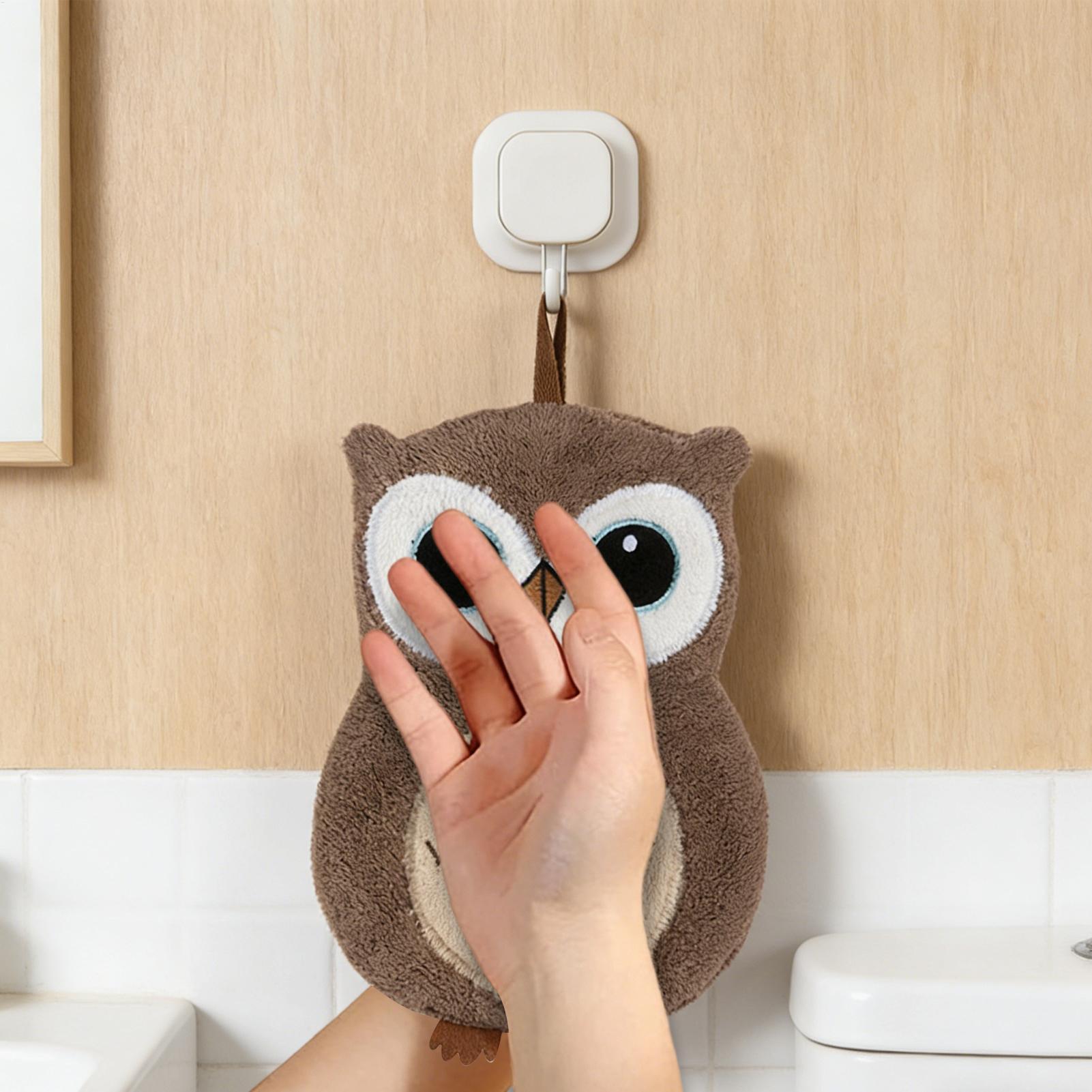 Hand Towel Owl Shape Hangable  - đánh giá và giá Home Bathroom Towels