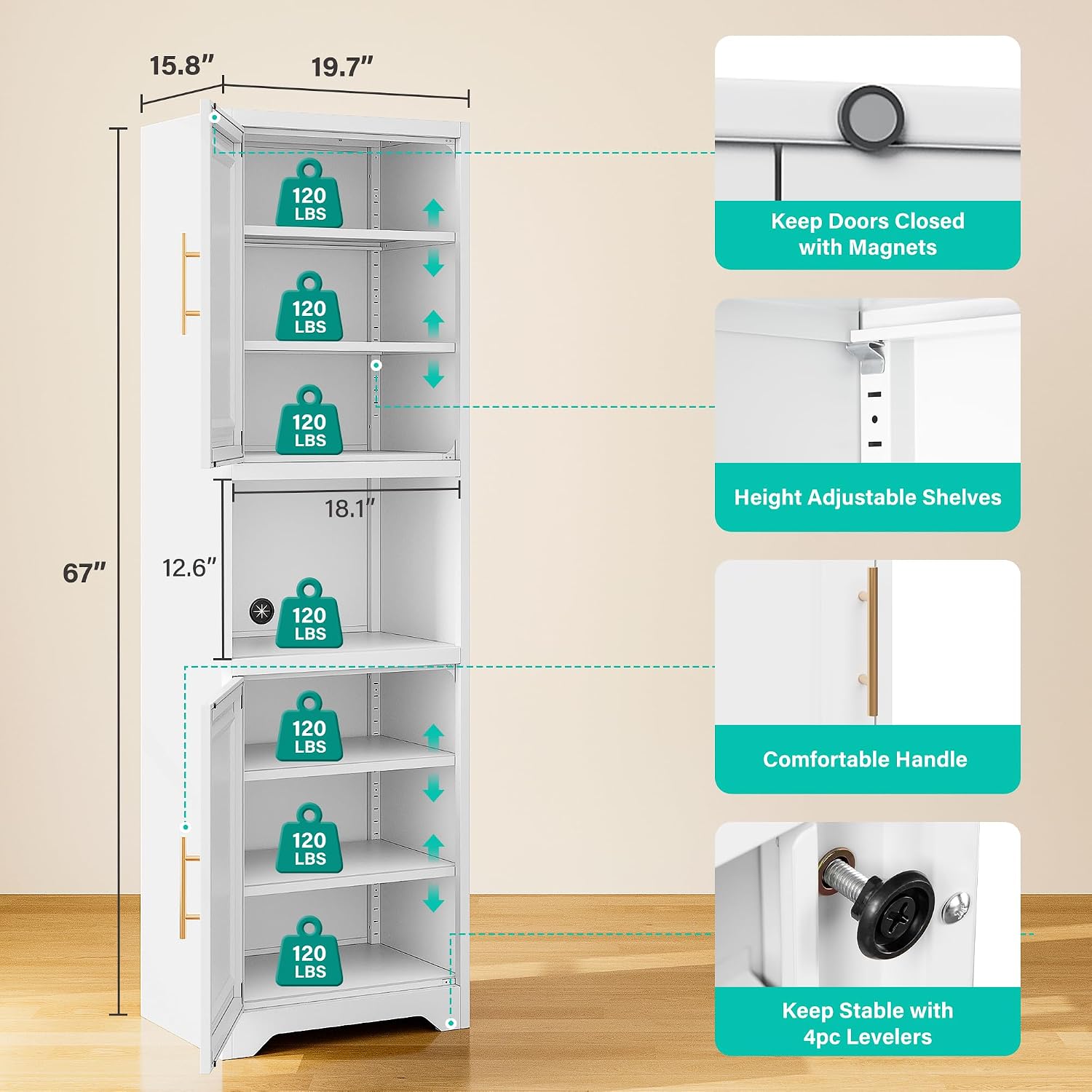 67 Inch Tall Narrow Storage Ca - đánh giá và giá Home Bathroom Organizer