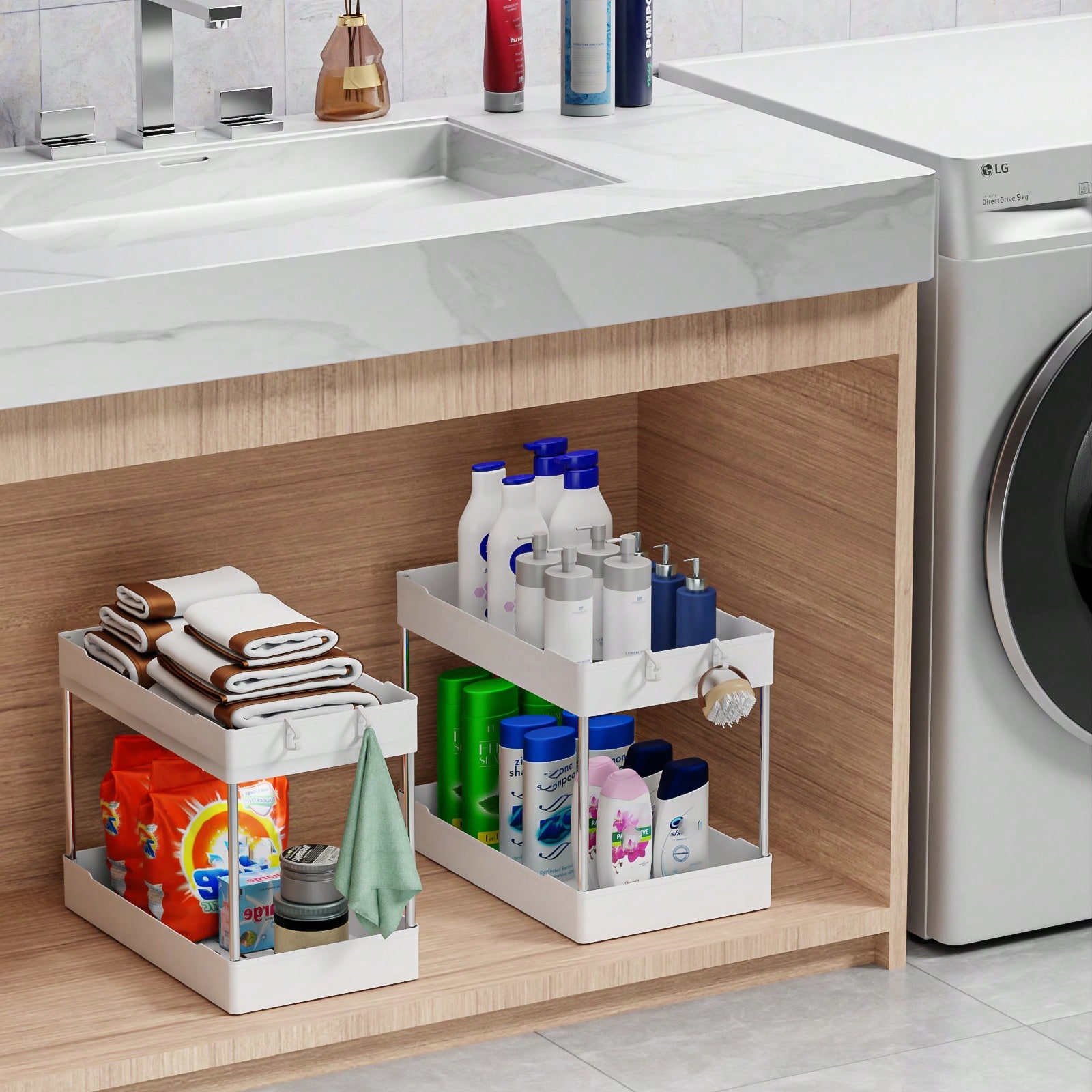 3 Pcs Bathroom Sink Storage Sh - đánh giá và giá Home Depot Bathroom Sink