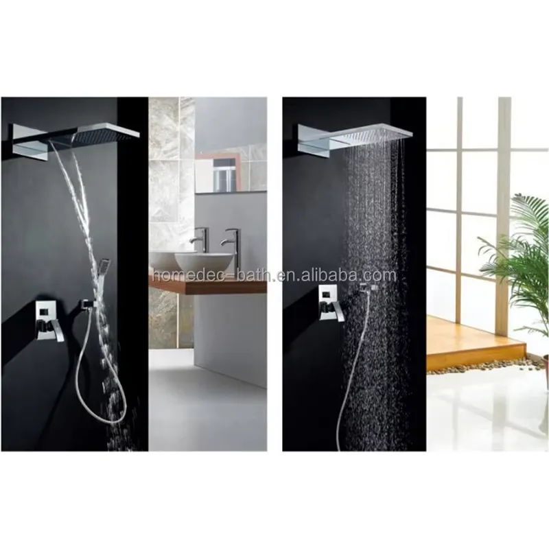 Rain Waterfall Mist Wall Mount - đánh giá và giá Shower Head Rain