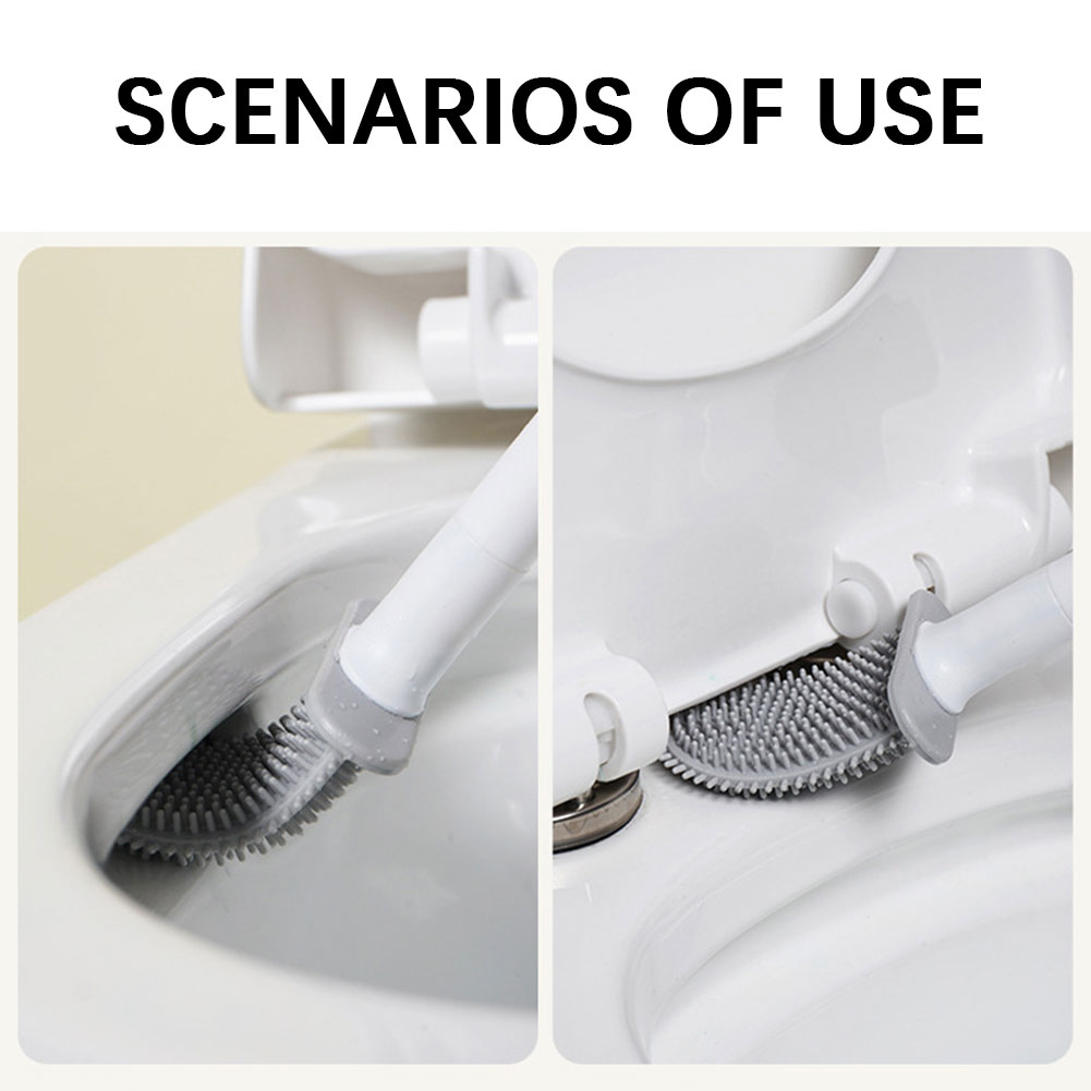 Silicone Toilet Brush With Hol - đánh giá và giá Toilet Brush Holder