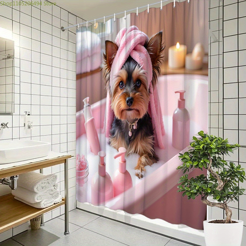 Cute Yorkie Dog in Bathtub Sho - đánh giá và giá Adorable Home Bathroom Ideas