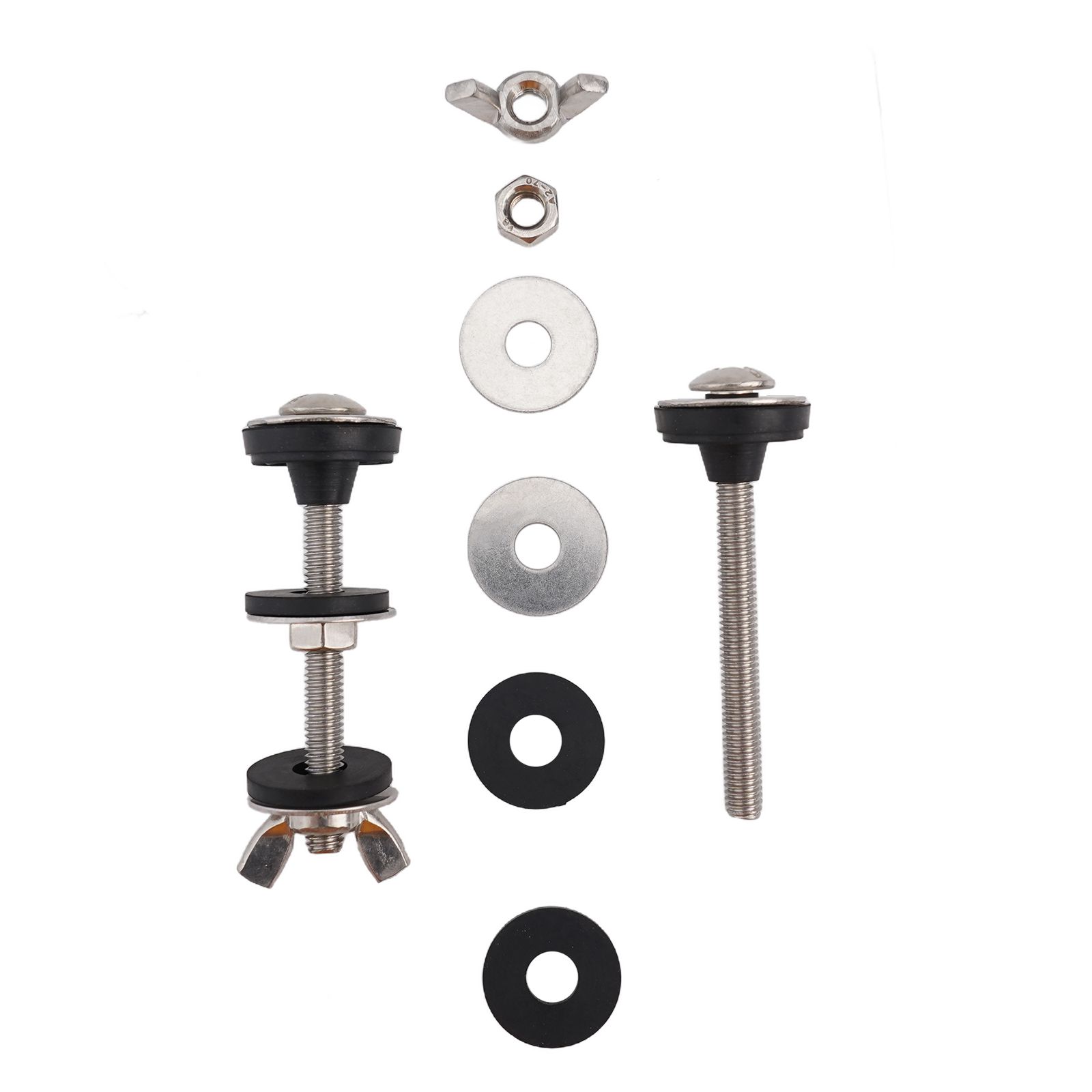 2pcs Toilet Tank To Bowl Bolt  - đánh giá và giá Tiny Home Bathroom Kit