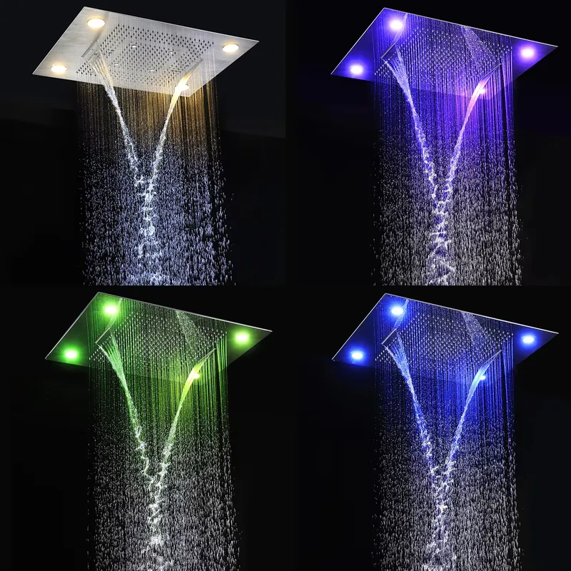 Black Shower Head Set Thermost - đánh giá và giá Shower Head Rain
