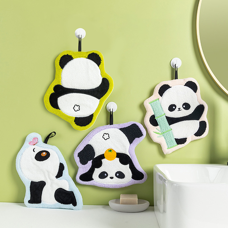Cute Panda Hand Towel, Absorbe - đánh giá và giá Home Bathroom Towels