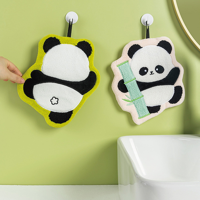 Cute Panda Hand Towel, Absorbe - đánh giá và giá Home Bathroom Towels