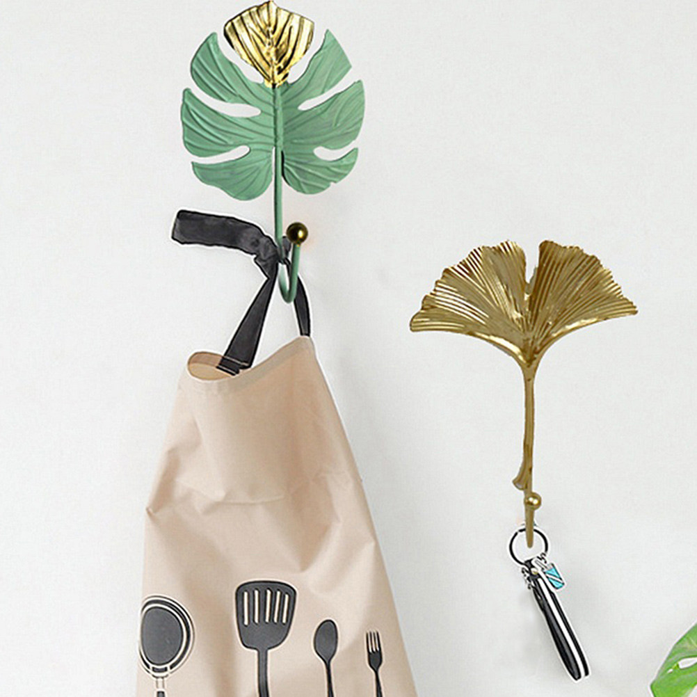 3Pcs Mini Leaf Shape Wall Hook - đánh giá và giá Home Office Bathroom