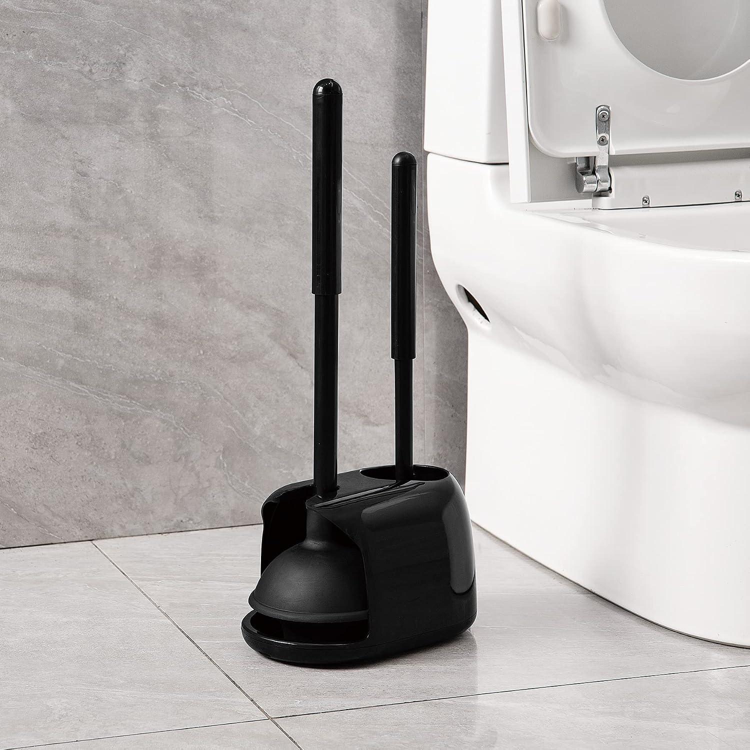2 In 1 Toilet Brush And Plunge - đánh giá và giá Toilet Brush Holder