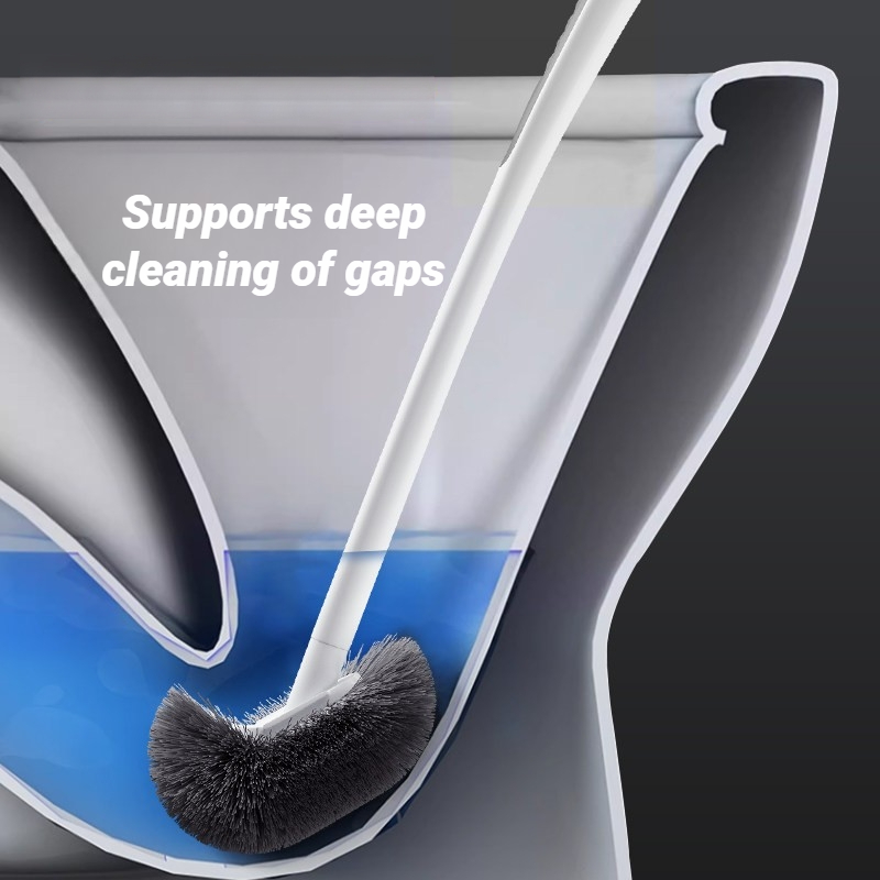 Wall Mounted Long Handle PP To - đánh giá và giá Toilet Brush Holder