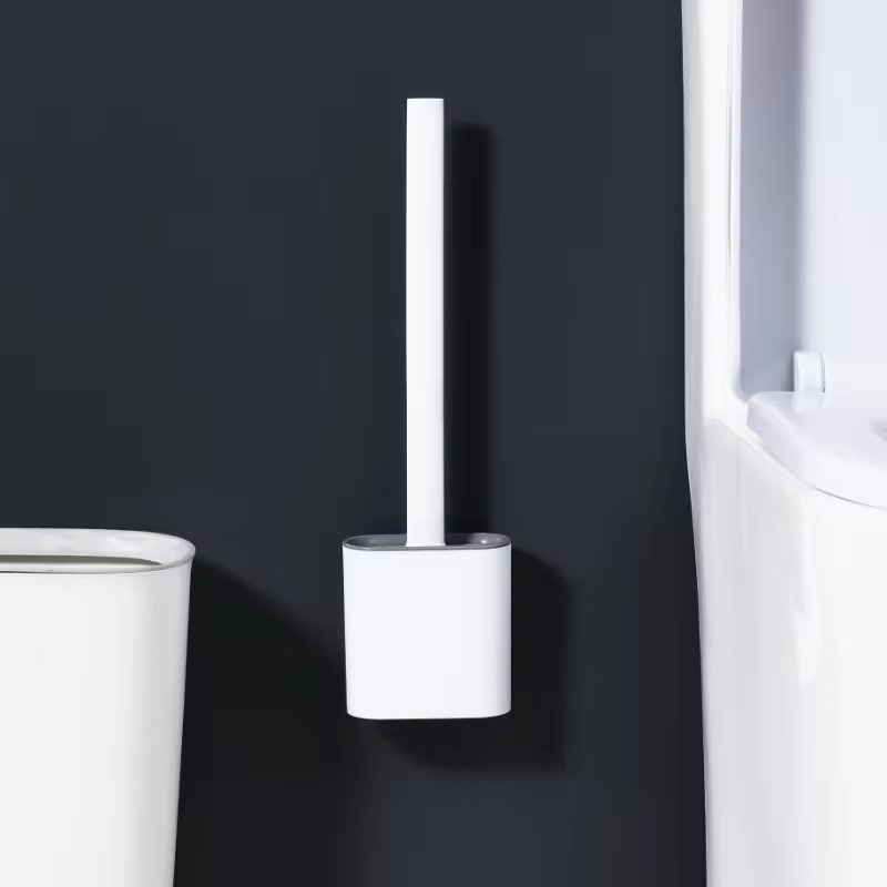 1PC Black Wall Mounted Toilet  - đánh giá và giá Toilet Brush Holder