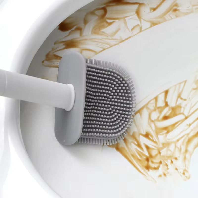 1PC Black Wall Mounted Toilet  - đánh giá và giá Toilet Brush Holder
