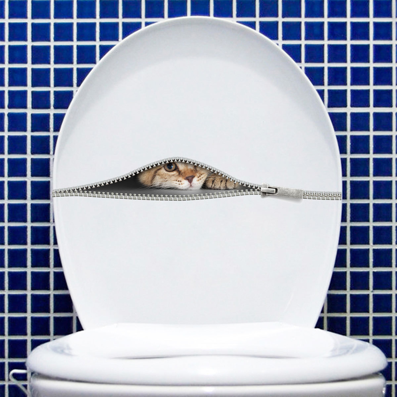 Mèo Trong Dây Kéo Dán Tường Tủ - đánh giá và giá Home Bathroom Wallpaper