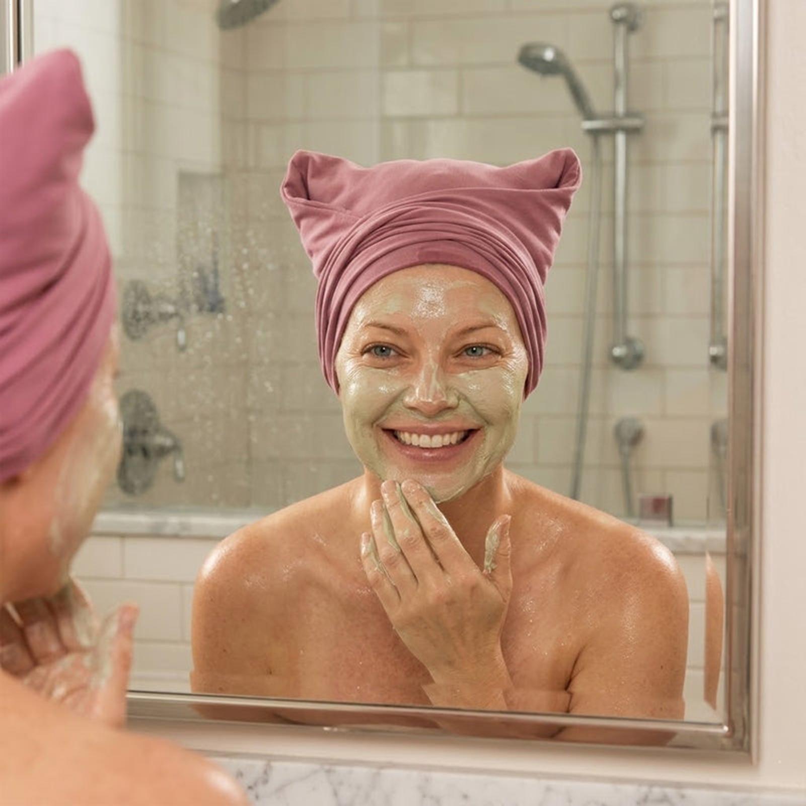 Soft Absorbent Hair Turban Tow - đánh giá và giá Home Bathroom Towels