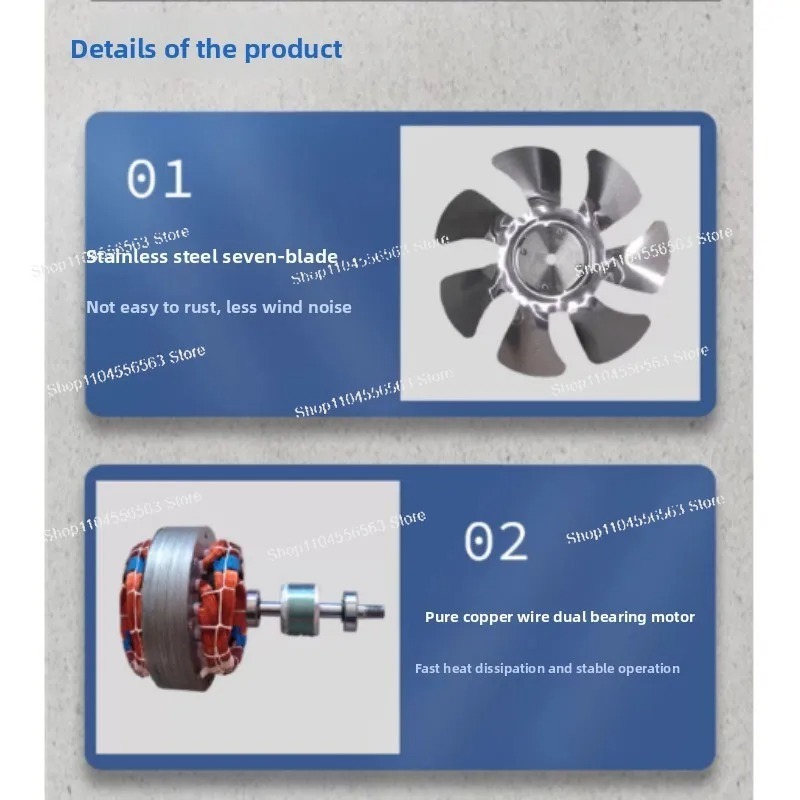 6 7 8 Inch Stainless Steel Kit - đánh giá và giá Home Bathroom Exhaust Fan